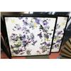 Image 1 : PAIR OF SHOWHOME FLORAL CANVAS PICTURES