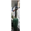 Image 1 : LARGE GREEN SHOWHOME VASE WITH ARTIFICIAL FOLIAGE