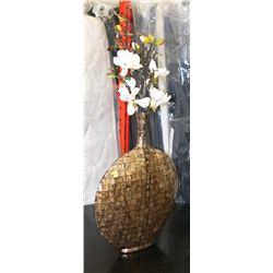 SHOWHOME LARGE VASE WITH ARTIFICIAL FLOWERS