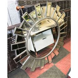 LARGE ROUND SHOWHOME WALL HANGING MIRROR