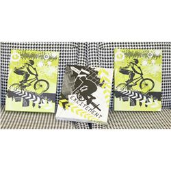 SHOWHOME GROUP OF 3 BMX BIKE CANVAS PICTURES