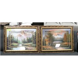 LOT OF 2 FRAMED ARTWORK