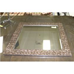 25"X25" BEVELLED MIRROR.