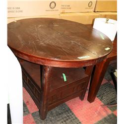 SINGLE PEDESTAL BAR HEIGHT TABLE