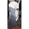 Image 1 : LOT OF 6 ENDURO RESIN FOLDING CHAIRS