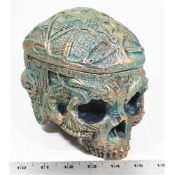 CELTIC DECORATIVE SKULL TREASURE BOX