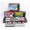 Image 1 : LOT OF 7 COLLECTIBLE SUPER NINTENDO GAMES.