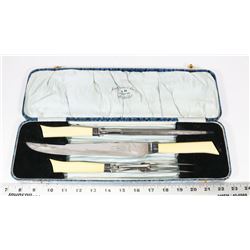 JOSEPH FENTON AND SONS SHEFFIELD 3 PIECE CARVING