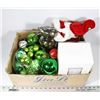 Image 1 : BOX OF VARIOUS CHRISTMAS DECOR
