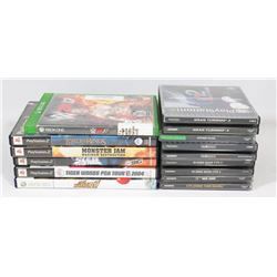 FLAT OF VIDEO GAMES - PS1, PS2, XBOX 360 & XBOXONE
