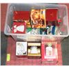 Image 1 : TUB WITH SEVERAL BOXED & LOOSE ORNAMENTS.