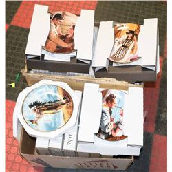 2 BOXES OF ESTATE COLLECTIBLE PLATES
