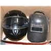 Image 1 : LOT OF A BIKE HELMET, MOTORCYCLE HELMET & WELDING