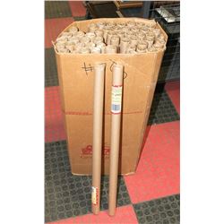 LOT OF 51 ROLLS PARCEL POST WRAPPING PAPER