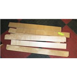 LOT OF 8 IKEA SHELVES,