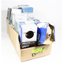 FLAT OF ASSORTED LIGHT BULBS