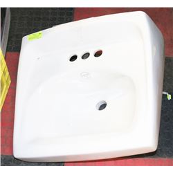 AMERICAN STANDARD WALL MOUNT SINK, BRACKET &