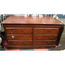 NEW SOLID WOOD 6 DRAWER DRESSER