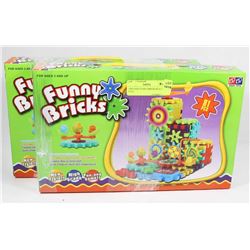 TWO NEW FUNNY BRICKS BUILDING TOYS