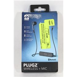 IFROGZ PLUGZ WIRELESS+MIC BLUETOOTH EARBUDS 10 HR