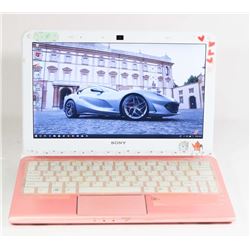 SONY VAIO LAPTOP  W/WIN 10/MS OFFICE 2016/SSD DRIVE