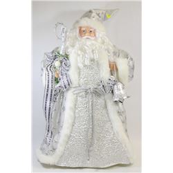 20" SILVER SANTA