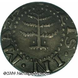 1652[6PENCE] Pine Tree Sixpence XF40 PCGS.