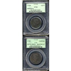 1724[1/2P] Hibernia Halfpenny VF30 PCGS,