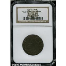1783[TOKEN] Georgius Triumpho Token XF40 NGC.
