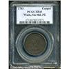 Image 1 : 1783[1C] Washington & Independence Cent, Small Military Bust, Plain Edge XF45 PCGS.