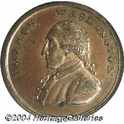 Undated[PENNY] Washington Liberty & Security Penny MS63 Brown PCGS.