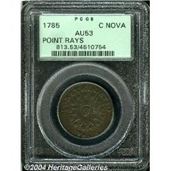 1785[COPPER] Nova Constellatio Copper, Pointed Rays AU53 PCGS.