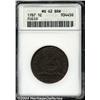 Image 3 : 1787[1C] Fugio Cent, STATES UNITED, Cinquefoils MS62 Brown ANACS.