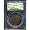 Image 3 : 1787[1C] Fugio Cent, STATES UNITED, Cinquefoils MS62 Red and Brown PCGS.