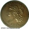 Image 1 : 1793[1/2 C] Straight Cap, Thin Leaves MS64 Brown PCGS.