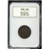 Image 1 : 1833[1/2 C] MS65 Brown NGC.