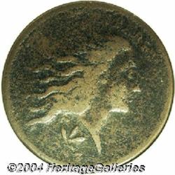 1793[1C] Wreath Cent--Vine and Bars--Corroded--ANACS. Fine Details, Net VG8.