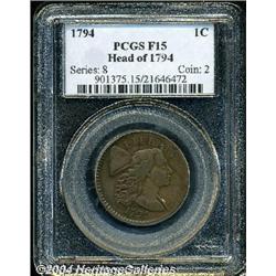 1794[1C] Head of 1794 Fine 15 PCGS.