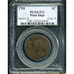 1795[1C] Plain Edge Fine 12 PCGS.