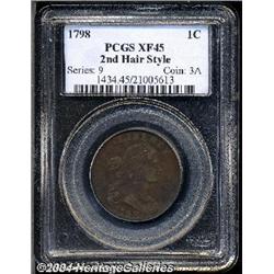 1798[1C] Second Hair Style XF45 PCGS.