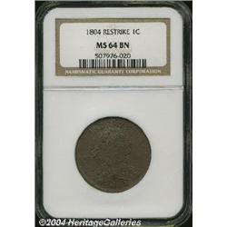 1804[1C] Restrike MS64 Brown NGC.