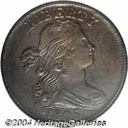 1805[1C] MS61 Brown NGC.