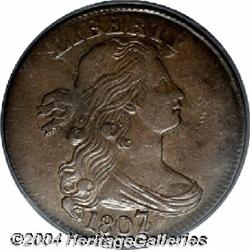 1807/6[1C] Large 7 AU58 PCGS.