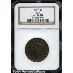 1827[1C] AU58 NGC.