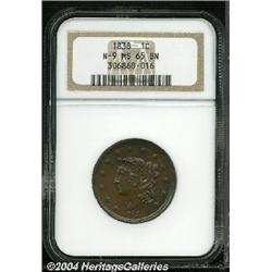 1838[1C] MS65 Brown NGC.