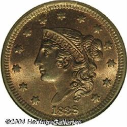 1838[1C] MS66 Red and Brown NGC.