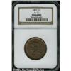 Image 1 : 1852[1C] MS66 Brown NGC.