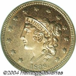 1838[1C] PR65 Red and Brown PCGS.