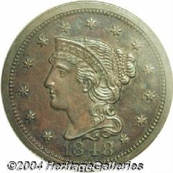 1848[1C] PR64 Brown NGC.