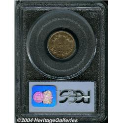 1858[1C] Large Letters MS63 PCGS.